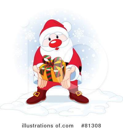 Royalty-Free (RF) Santa Clipart Illustration by Pushkin - Stock Sample #81308