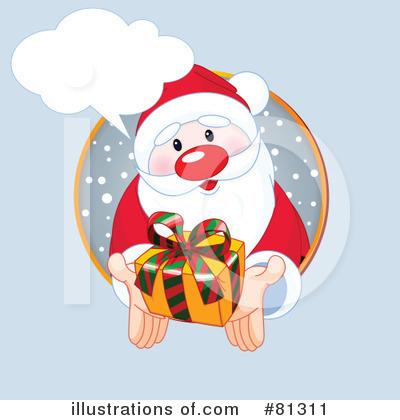 Royalty-Free (RF) Santa Clipart Illustration by Pushkin - Stock Sample #81311