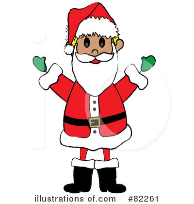 Royalty-Free (RF) Santa Clipart Illustration by Pams Clipart - Stock Sample #82261