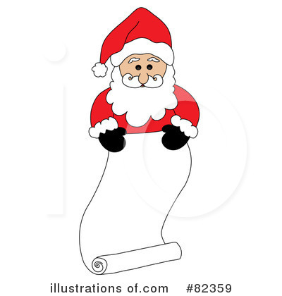 Royalty-Free (RF) Santa Clipart Illustration by Pams Clipart - Stock Sample #82359