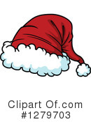 Santa Hat Clipart #1279703 by Vector Tradition SM