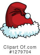 Santa Hat Clipart #1279704 by Vector Tradition SM