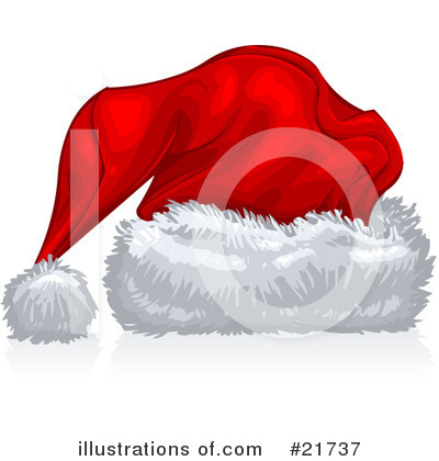 Royalty-Free (RF) Santa Hat Clipart Illustration by Tonis Pan - Stock Sample #21737