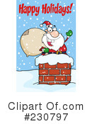 Santas Clipart #230797 by Hit Toon