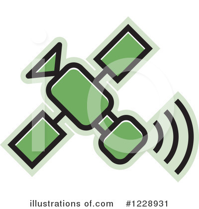 Royalty-Free (RF) Satellite Clipart Illustration by Lal Perera - Stock Sample #1228931