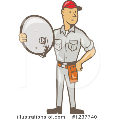 Technician Clipart #1237740 by patrimonio