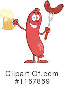 Sausage Clipart #1167869 by Hit Toon
