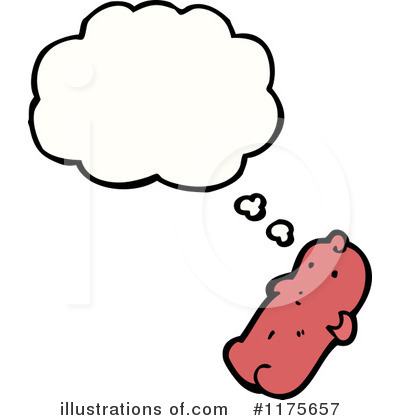 Royalty-Free (RF) Sausage Clipart Illustration by lineartestpilot - Stock Sample #1175657