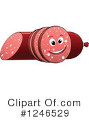 Sausage Clipart #1246529 by Vector Tradition SM