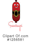 Sausage Clipart #1256581 by Vector Tradition SM