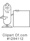 Sausage Clipart #1294112 by Hit Toon