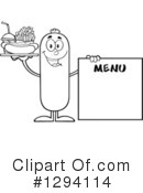Sausage Clipart #1294114 by Hit Toon