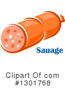 Sausage Clipart #1301768 by Vector Tradition SM