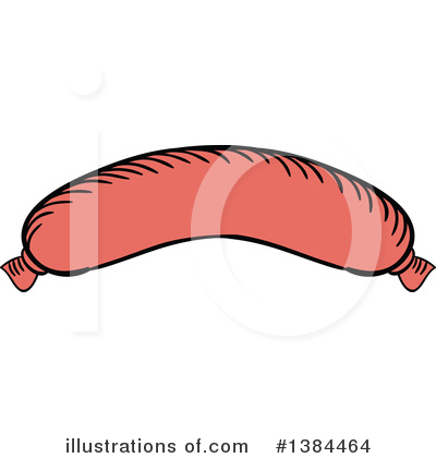 Royalty-Free (RF) Sausage Clipart Illustration by Vector Tradition SM - Stock Sample #1384464