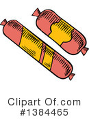 Sausage Clipart #1384465 by Vector Tradition SM