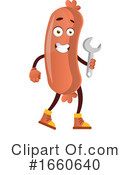 Sausage Mascot Clipart #1660640 by Morphart Creations