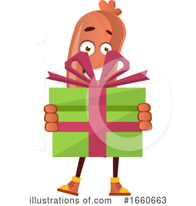 Royalty-Free (RF) Sausage Mascot Clipart Illustration by Morphart Creations - Stock Sample #1660663
