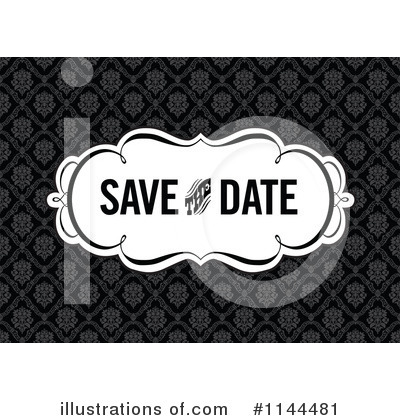 Royalty-Free (RF) Save The Date Clipart Illustration by BestVector - Stock Sample #1144481