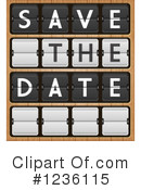 Save The Date Clipart #1236115 by Eugene