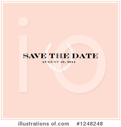 Royalty-Free (RF) Save The Date Clipart Illustration by BestVector - Stock Sample #1248248