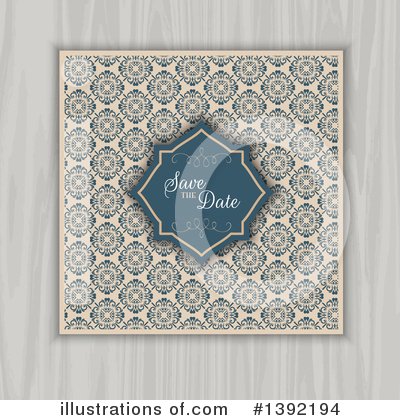 Royalty-Free (RF) Save The Date Clipart Illustration by KJ Pargeter - Stock Sample #1392194