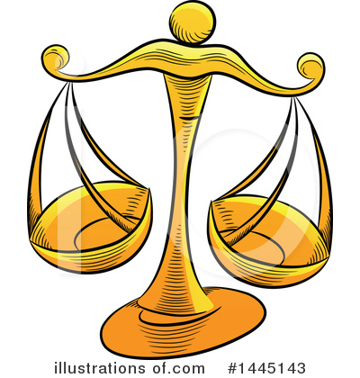 Scales Of Justice Clipart #1445143 by cidepix