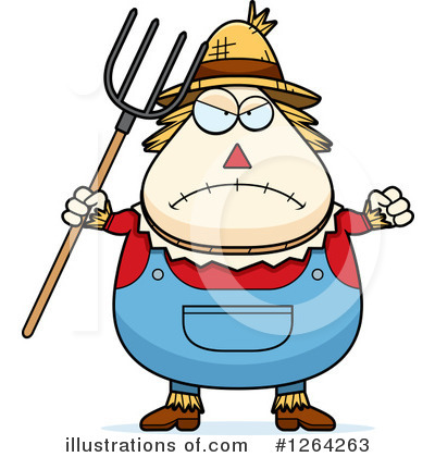 Royalty-Free (RF) Scarecrow Clipart Illustration by Cory Thoman - Stock Sample #1264263