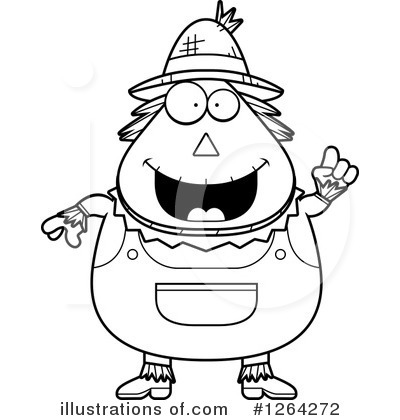 Royalty-Free (RF) Scarecrow Clipart Illustration by Cory Thoman - Stock Sample #1264272