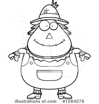 Royalty-Free (RF) Scarecrow Clipart Illustration by Cory Thoman - Stock Sample #1264278
