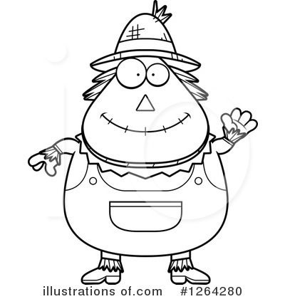 Royalty-Free (RF) Scarecrow Clipart Illustration by Cory Thoman - Stock Sample #1264280