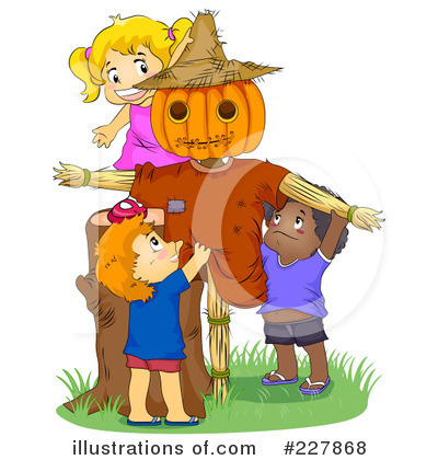 Royalty-Free (RF) Scarecrow Clipart Illustration by BNP Design Studio - Stock Sample #227868
