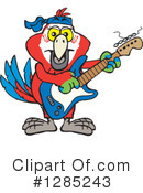 Scarlet Macaw Clipart #1285243 by Dennis Holmes Designs
