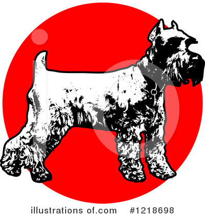 Royalty-Free (RF) Schnauzer Clipart Illustration by Maria Bell - Stock Sample #1218698