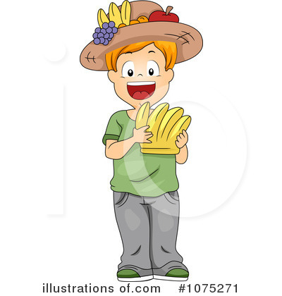 Royalty-Free (RF) School Boy Clipart Illustration by BNP Design Studio - Stock Sample #1075271