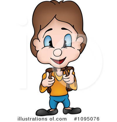 Royalty-Free (RF) School Boy Clipart Illustration by dero - Stock Sample #1095076