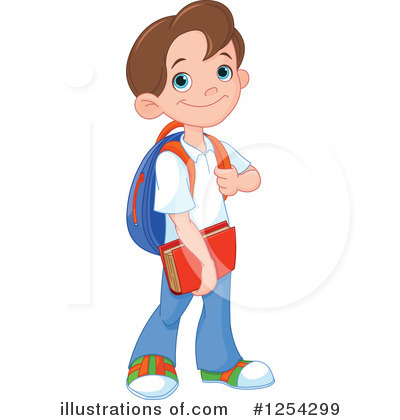 School Boy Clipart #1254299 by Pushkin
