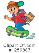 School Boy Clipart #1259887 by visekart