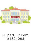 School Building Clipart #1321068 by Alex Bannykh
