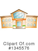 School Building Clipart #1345576 by merlinul