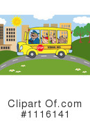 School Bus Clipart #1116141 by Hit Toon