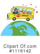 School Bus Clipart #1116142 by Hit Toon