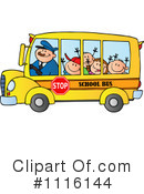 School Bus Clipart #1116144 by Hit Toon