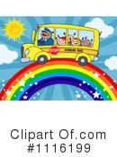 School Bus Clipart #1116199 by Hit Toon