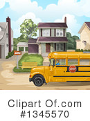 School Bus Clipart #1345570 by merlinul