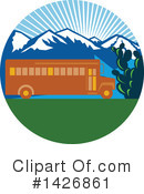 School Bus Clipart #1426861 by patrimonio