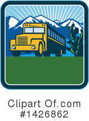 School Bus Clipart #1426862 by patrimonio