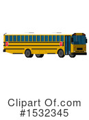 School Bus Clipart #1532345 by Leo Blanchette