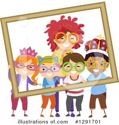 Royalty-Free (RF) School Children Clipart Illustration by BNP Design Studio - Stock Sample #1291701