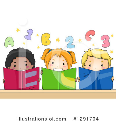 Royalty-Free (RF) School Children Clipart Illustration by BNP Design Studio - Stock Sample #1291704
