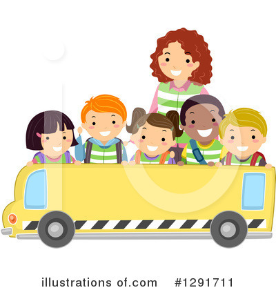 Royalty-Free (RF) School Children Clipart Illustration by BNP Design Studio - Stock Sample #1291711